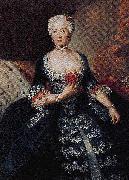 antoine pesne Portrait of Elisabeth Christine von Braunschweig-Bevern oil on canvas